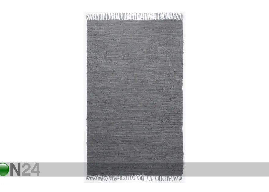 Matto Happy Cotton Uni 40x60 cm, harmaa