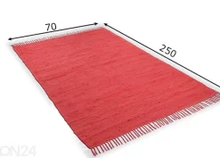 Matto Happy Cotton 70x250 cm, punainen
