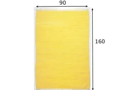 Matto Happy Cotton 90x160, keltainen