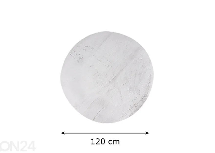 Matto Heaven Silver Ø120 cm