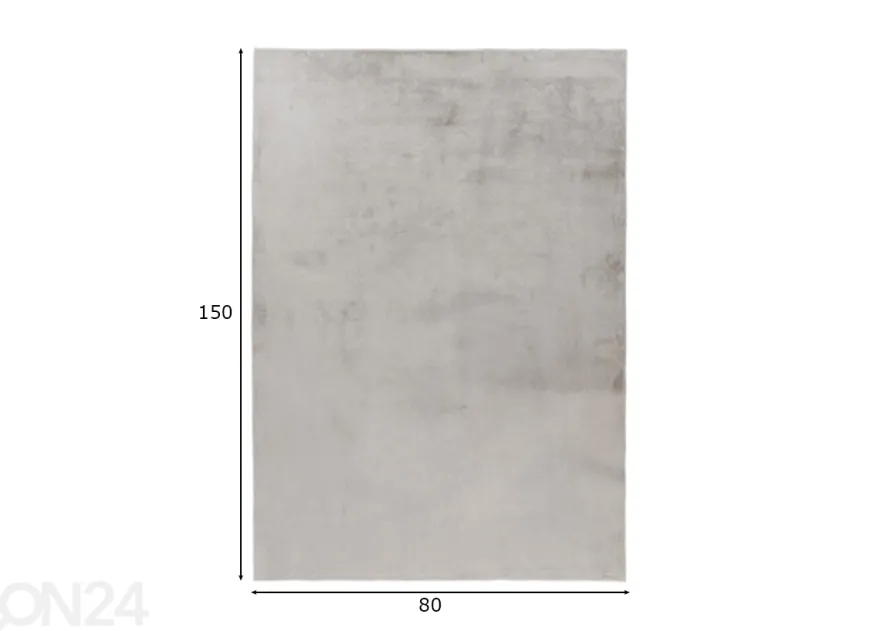 Matto LOFT Silver 80x150 cm