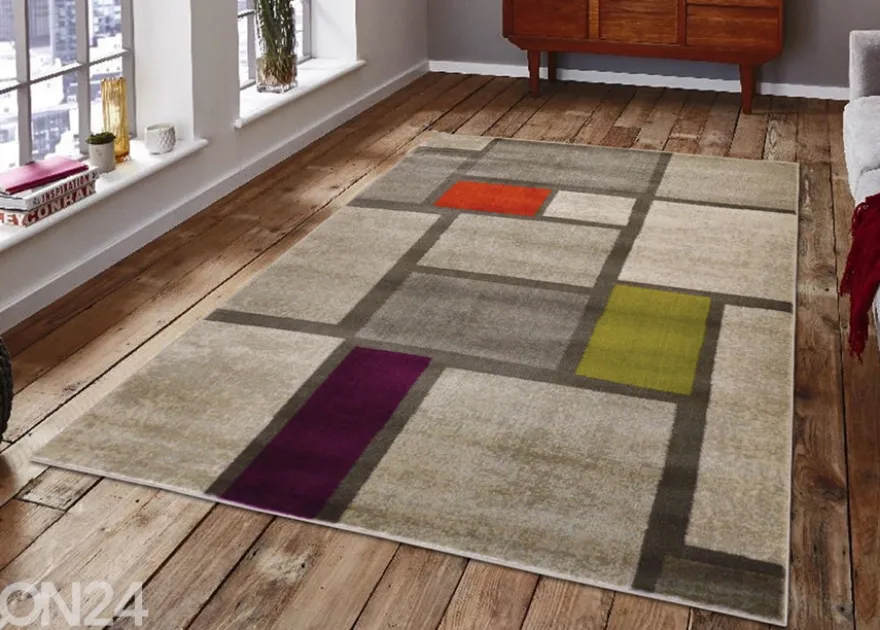 Matto Mondrian Multi 80x150 cm
