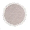 Matto om Tailor Colored Macrame Ø140 cm roosa