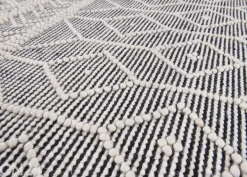 Matto om Tailor Colored Macrame Ø140 cm harmaa