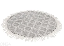 Matto om Tailor Colored Macrame Ø140 cm luonnonsävy
