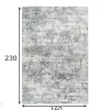 Matto Pierre Cardin Paris Silver 160x230 cm