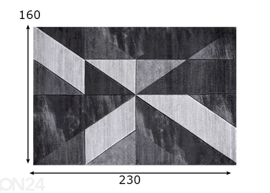 Matto Relax Grey 160x230 cm