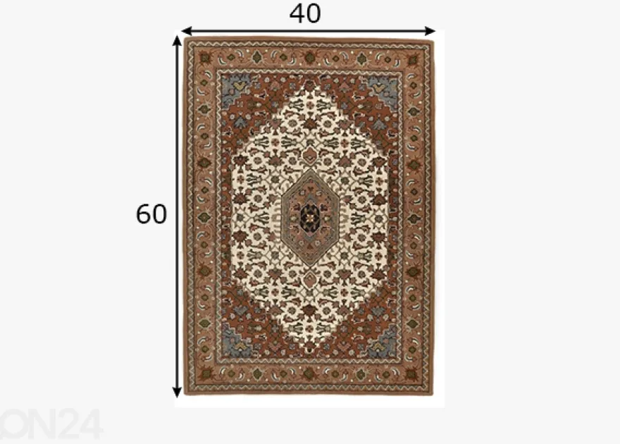 Matto Royal Persian, 40x60 cm beige
