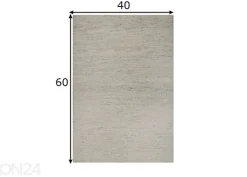Matto Taza Royal 40x60 cm hiekan sävy