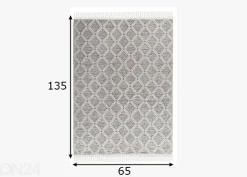 Matto Tom Tailor Colored Macrame, 65x135 cm luonnollinen