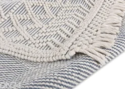 Matto Tom Tailor Colored Macrame, 65x135 cm sininen