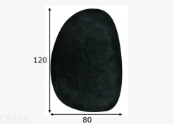 Matto Tom Tailor Cozy Pebble, 80x120 cm vihreä
