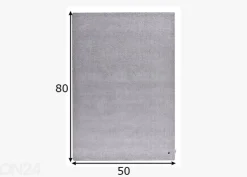 Matto Tom Tailor Cozy, 50x80 cm harmaa