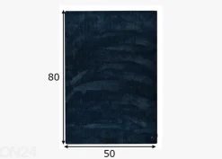 Matto Tom Tailor Cozy, 50x80 cm petroolinsininen