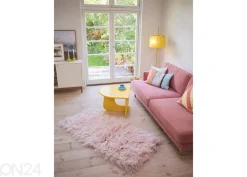 Matto Tom Tailor Fluffy Uni 180x250 cm, vaaleanpunainen