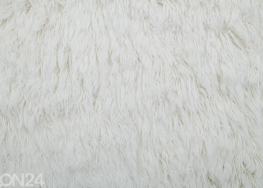 Matto Tom Tailor Fluffy Uni 80x160 cm, valkoinen