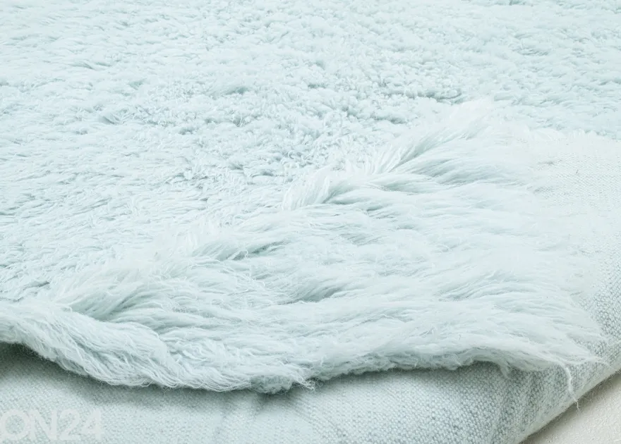 Matto Tom Tailor Fluffy Uni 80x160 cm, vaaleansininen