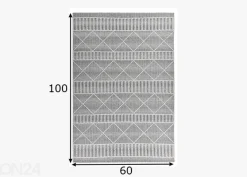 Matto Tom Tailor Funky Outdoor Geometric, 60x100 cm beige