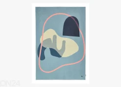 Matto Tom Tailor Shapes, 140x200 cm sininen/monivärinen