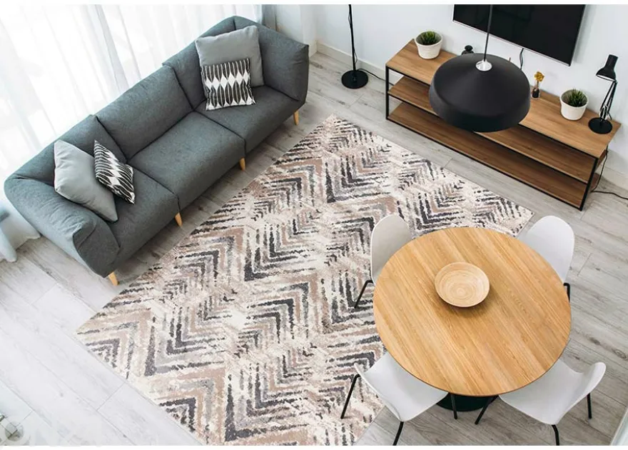 Matto Trendy Beige-Silver 120x170 cm