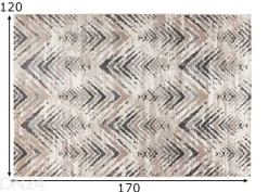 Matto Trendy Beige-Silver 120x170 cm