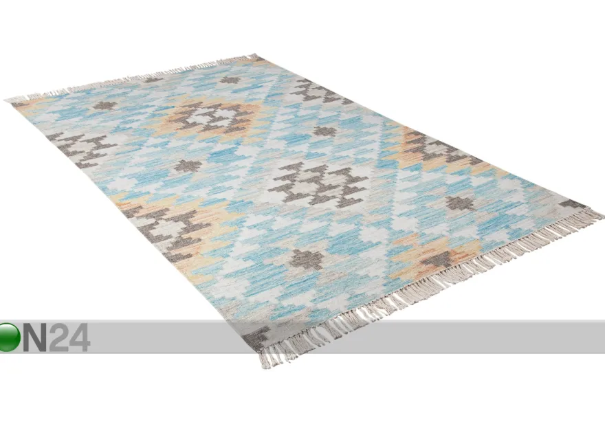 Matto Vintage Check Kelim 65x135cm