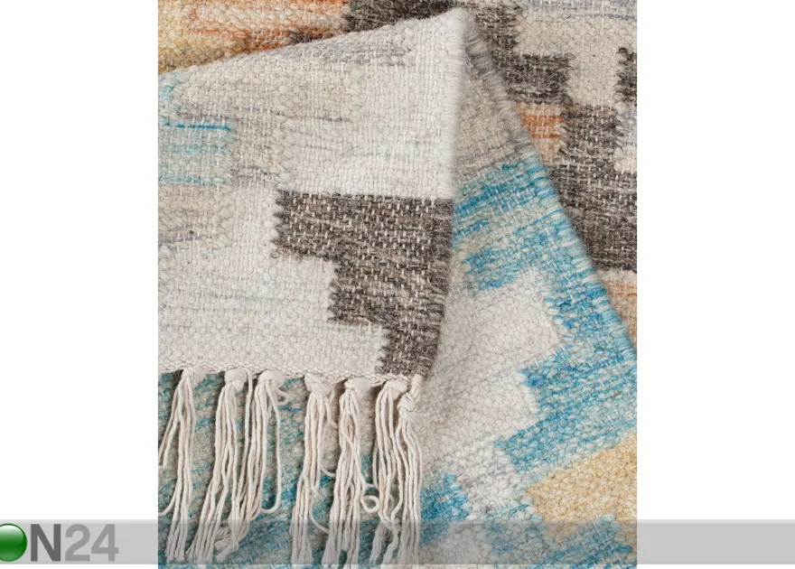 Matto Vintage Check Kelim 65x135cm