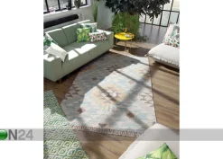 Matto Vintage Check Kelim 65x135cm