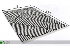 Matto Vintage CrissCross 65x135cm