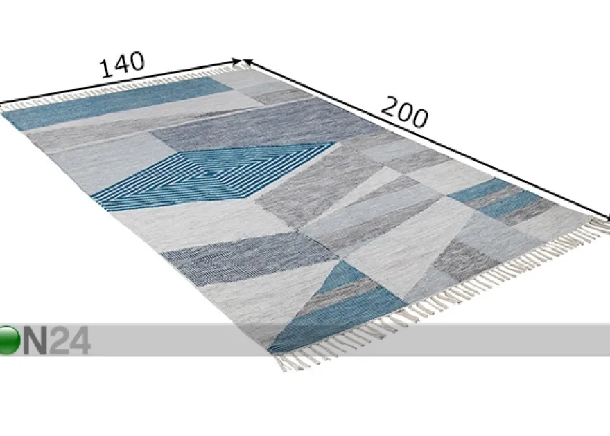 Matto Vintage Modern Kelim 140x200 cm
