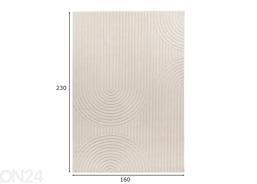 Matto Viva Ivory 160x230 cm