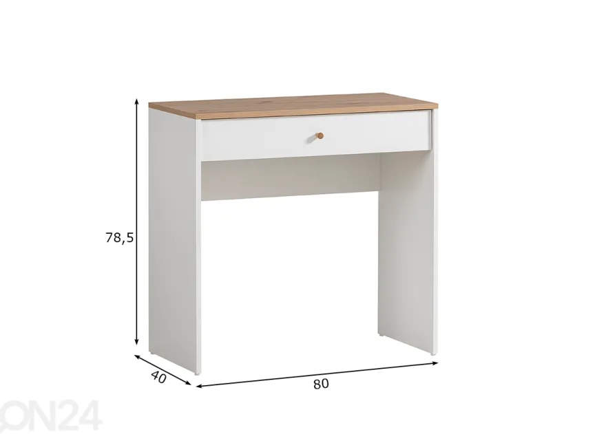 Meikkipöytä Hilda 80 cm