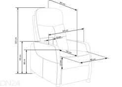 Mekanismituoli recliner Felipe
