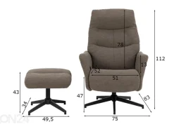 Mekanismituoli Recliner Lom + rahi