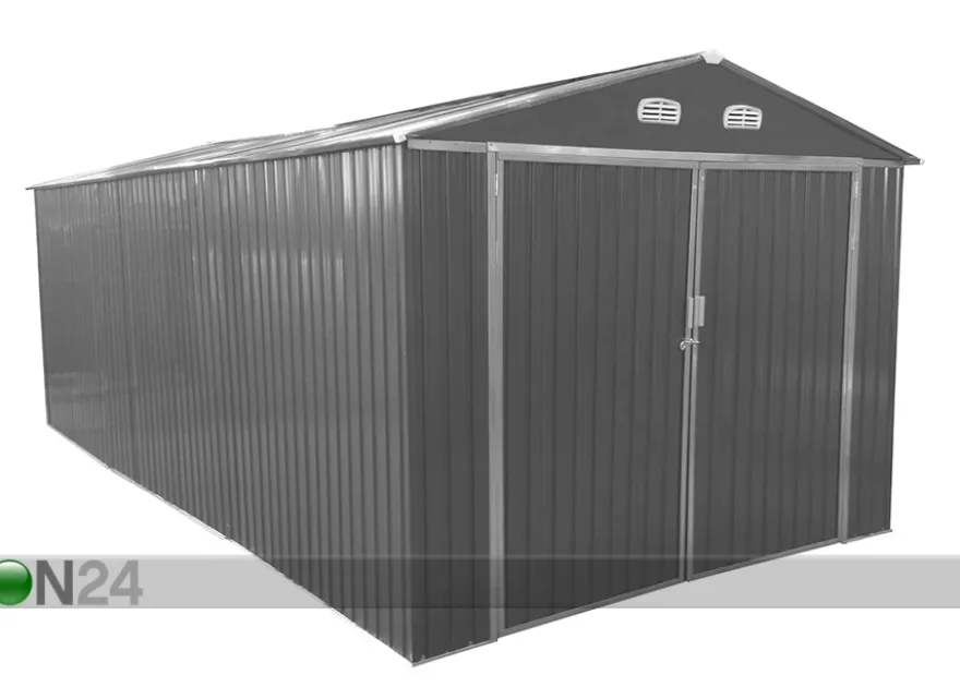 Metallinen autotalli/ pihavarasto 17m²