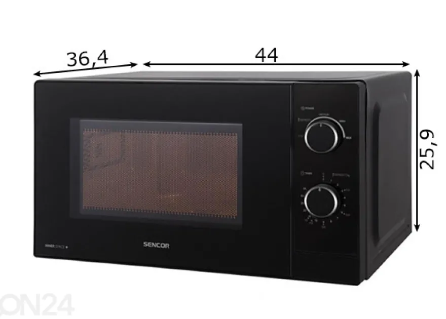 Mikroaaltouuni Sencor SMW1719BK