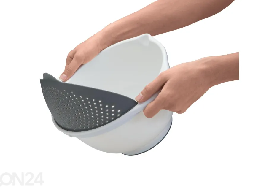 Monikäyttöinen kulho irrotettavalla siivilällä Drainbowl