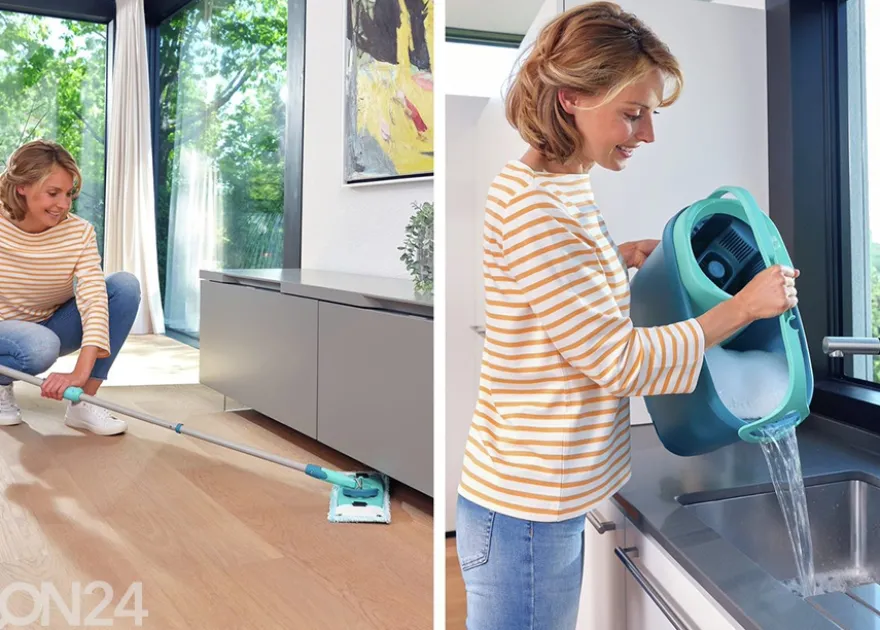 Moppisetti Leifheit Clean Twist M Erg pyörillä
