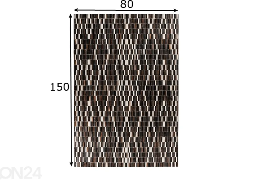 Nahkamatto 80x150 cm