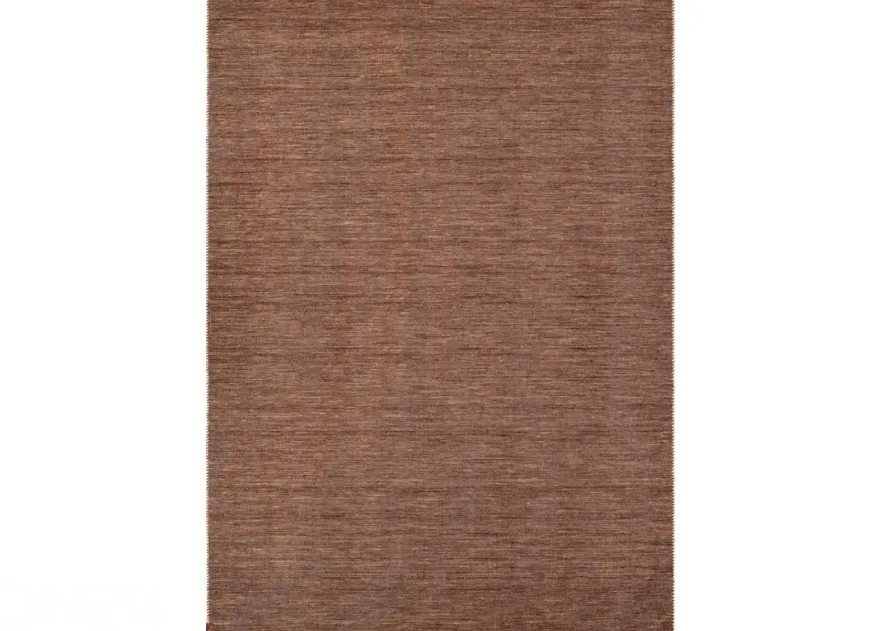 Narma käsinkudottu villamatto Tornio brown 140x200 cm
