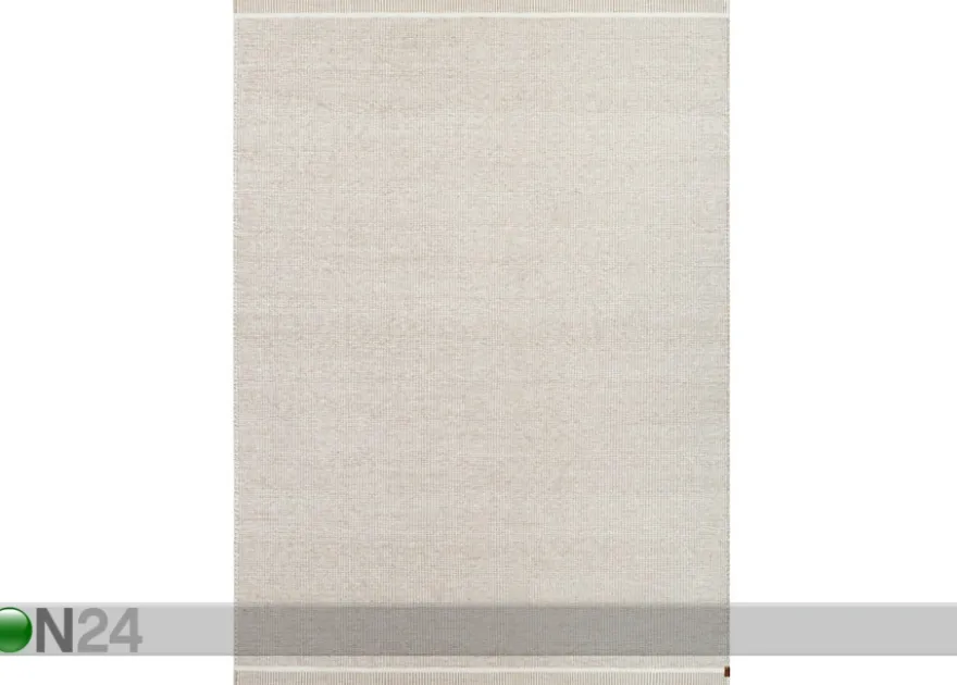 Narma käsinkudottu villamatto Nummela linen 140x200 cm