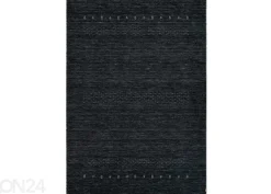 Narma käsinkudottu villamatto Tornio charcoal 140x200 cm