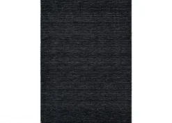 Narma käsinkudottu villamatto Tornio charcoal 140x200 cm