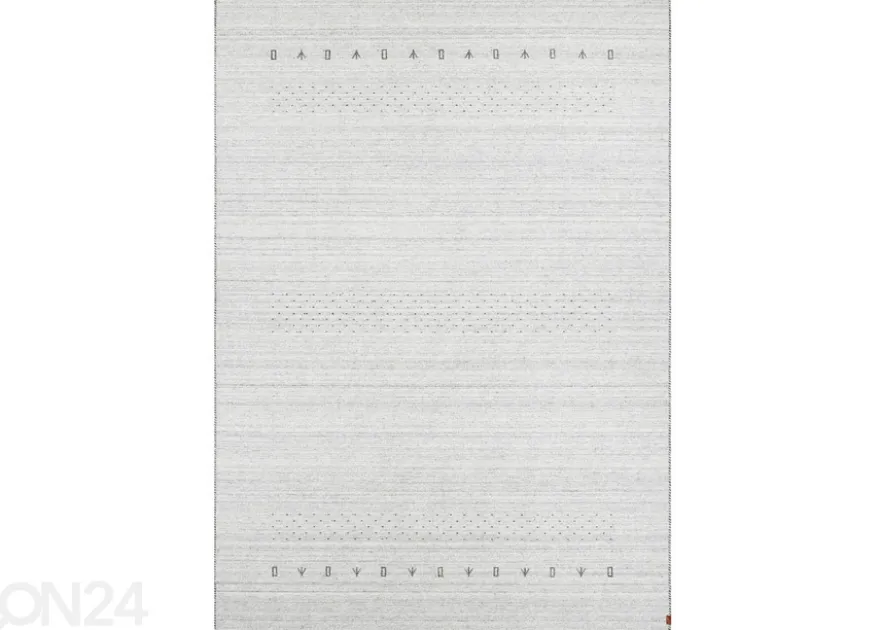 Narma käsinkudottu villamatto Tornio natural 140x200 cm
