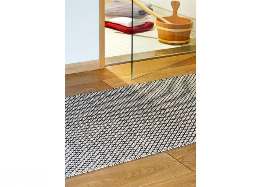 Narma muovimatto Diby black-cream 70x100 cm