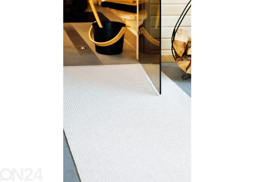 Narma muovimatto Neve ivory metallic 70x100 cm
