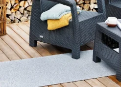 Narma muovimatto Neve silver metallic 70x100 cm