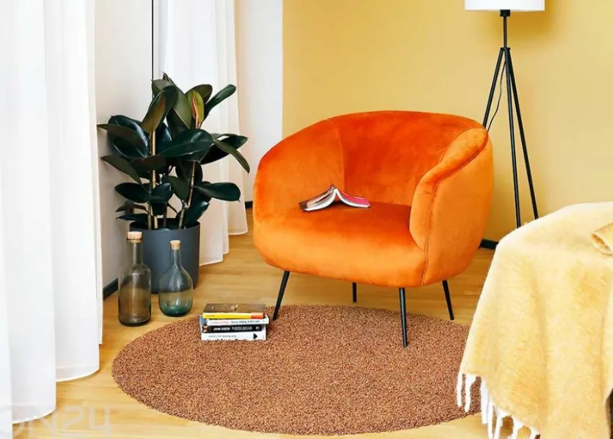 Narma pitkäkarvainen matto Spice™ karamelli 67x133 cm