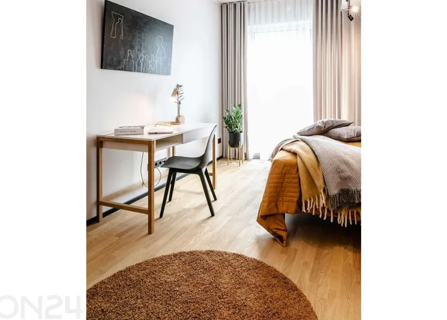 Narma pitkäkarvainen matto Spice™ karamelli 67x133 cm