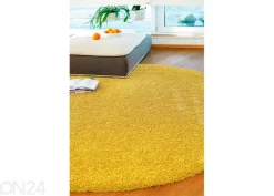 Narma pitkäkarvainen matto Spice™ keltainen 67x133 cm